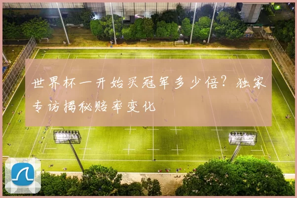世界杯一开始买冠军多少倍？独家专访揭秘赔率变化